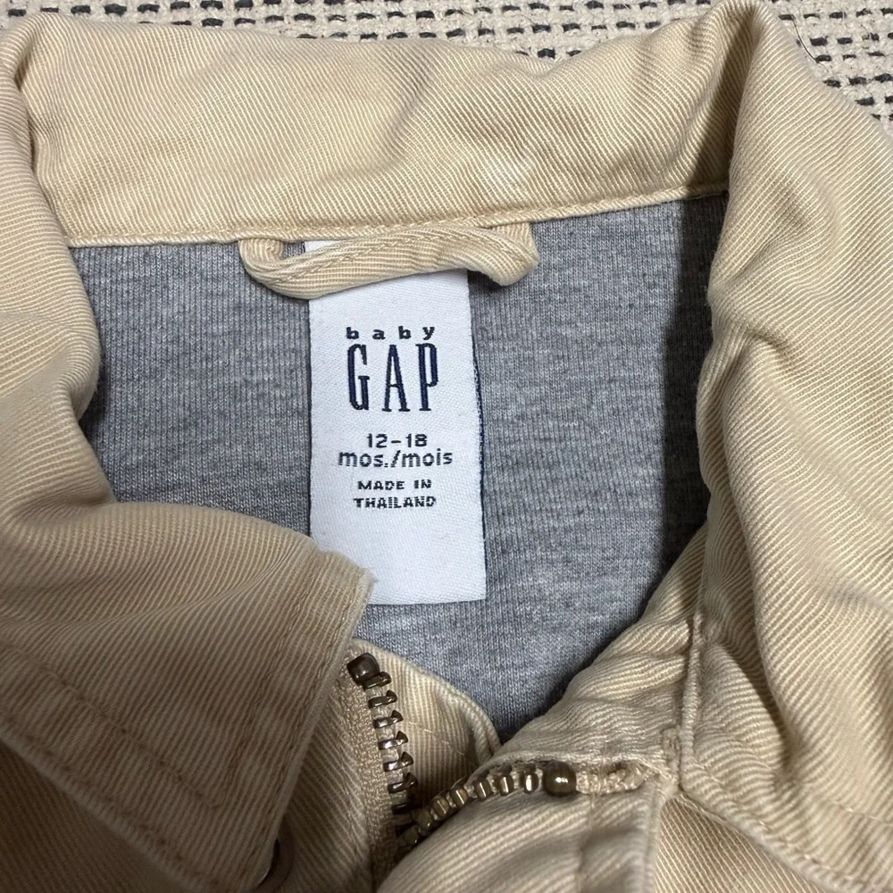 Baby Gap Khaki Cotton Field Jacket